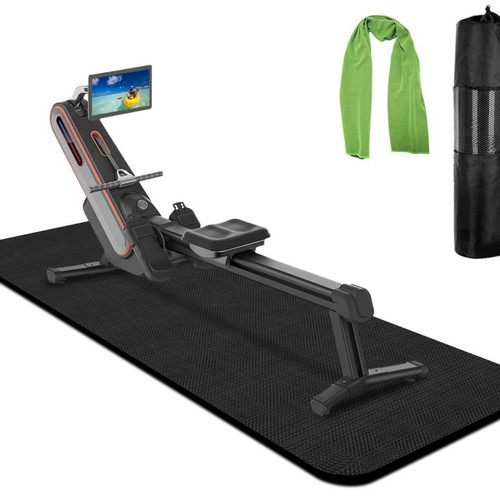 Rowing machine mat floor - machine, mat,